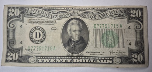 1934 federal reserve - federal,