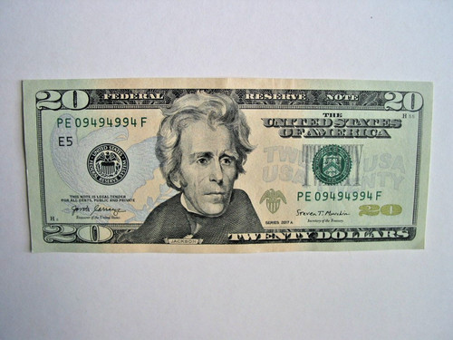 About uncirculated crisp 20 - crisp, $20